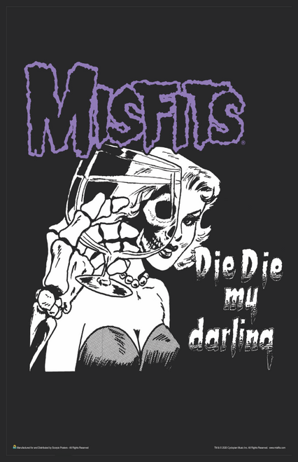 Misfits - Die Die My Darling Mini Poster- 11" x 17"
