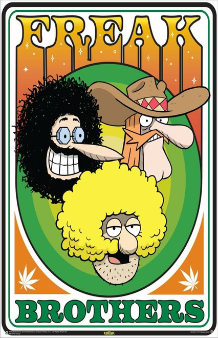 The Freak Brothers - Group Poster 11" x 17"