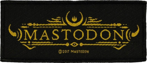 Mastodon - Logo - 4" x 1.75" Printed Woven Patch