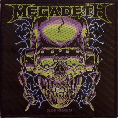 Megadeth - Vic Rattlehead - 4" x 4" Printed Woven Patch