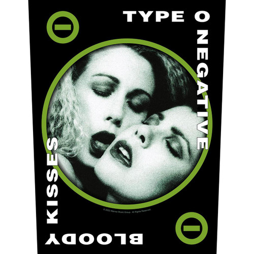Type O Negative - Bloody Kisses Printed Back Patch 14" x 11" Type O Negative - Bloody Kisses Printed Back Patch 14" x 11"