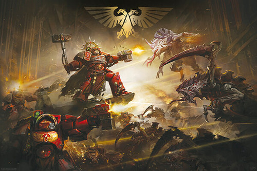 Warhammer 40K - The Battle of Baal Poster 36" x 24"