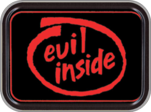 Evil Inside Stash Tin Storage Container Image