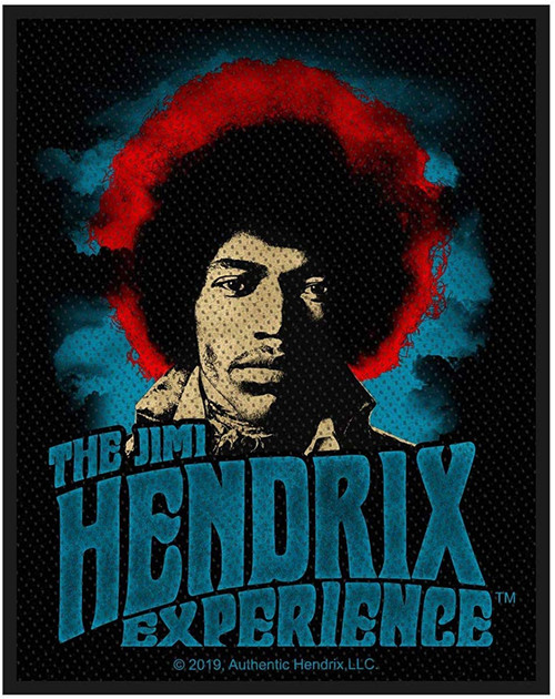 The Jimi Hendrix Experience Woven Sew On Patch 8cm x 10cm