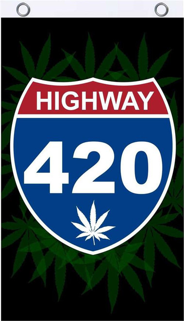 Highway 420 Fly Flag 3' x 5' Image