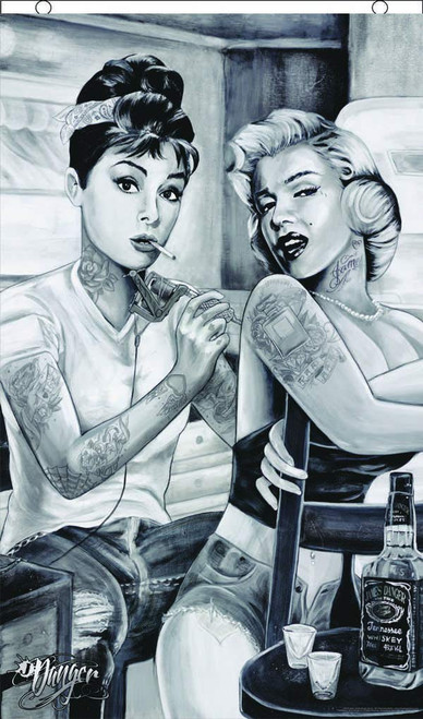 Audrey & Marilyn by James Danger Harvey Licensed Fly Flag 3' x 5' Image