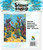 Shower Swag Coral Reef by Dean Russo Fabric Shower Curtain with 12 White Hooks - 72" x 72"