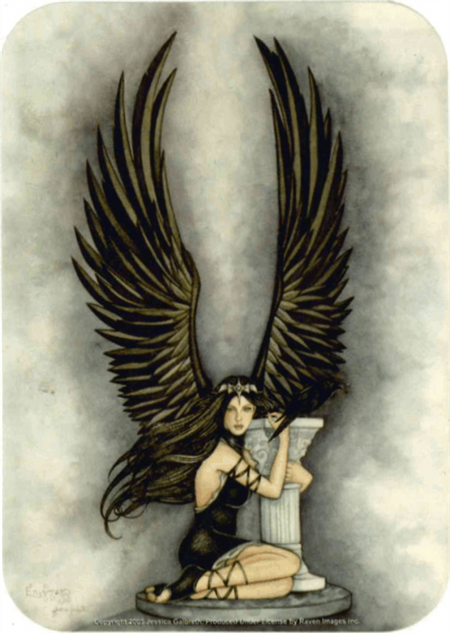 Jessica Galbreth - Enigma Fairy  Sticker - 2 1/2" X 3 3/4"