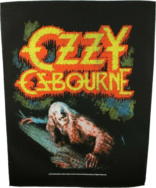Ozzy Osbourne - Bark At The Moon - 14" x 11" Printed Back Patch
