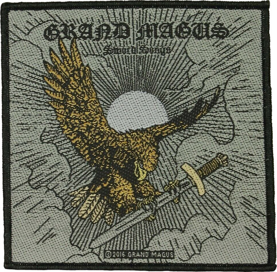 Grand Magus - Sword Songs - 4" x 4" Printed Woven Patch