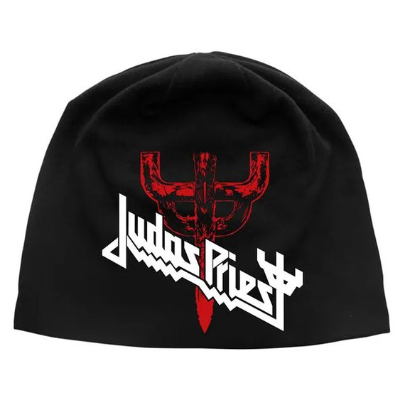 Judas Priest - Logo & Fork - Jersey Beanie