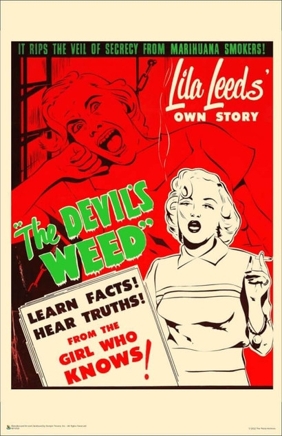 The Devil's Weed - Vintage Movie Advertisement Mini Poster 11" x 17"