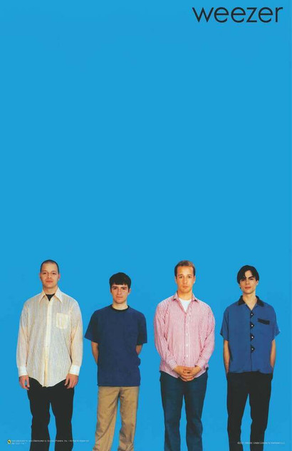 Weezer Blue Mini Poster 11" x 17"