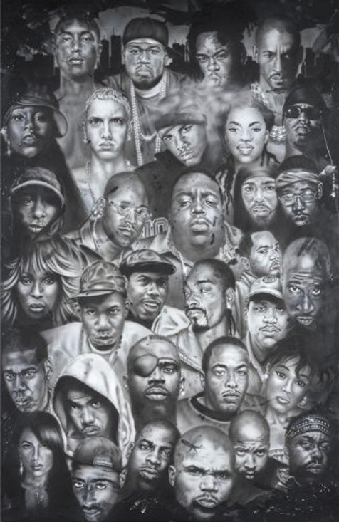 Hip-Hop Poster 24x36