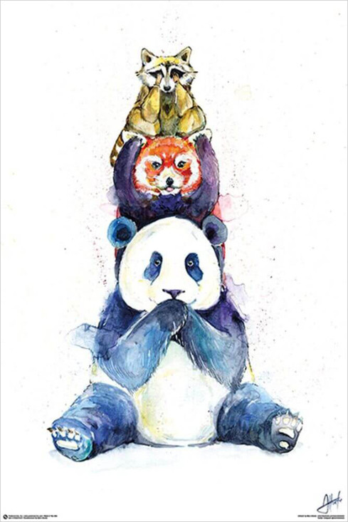 Pandamonium Poster 24" x 36"
