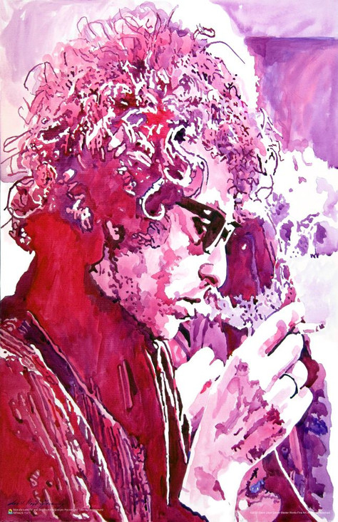 Bob Dylan by David Lloyd Glover Poster 11" x 17"