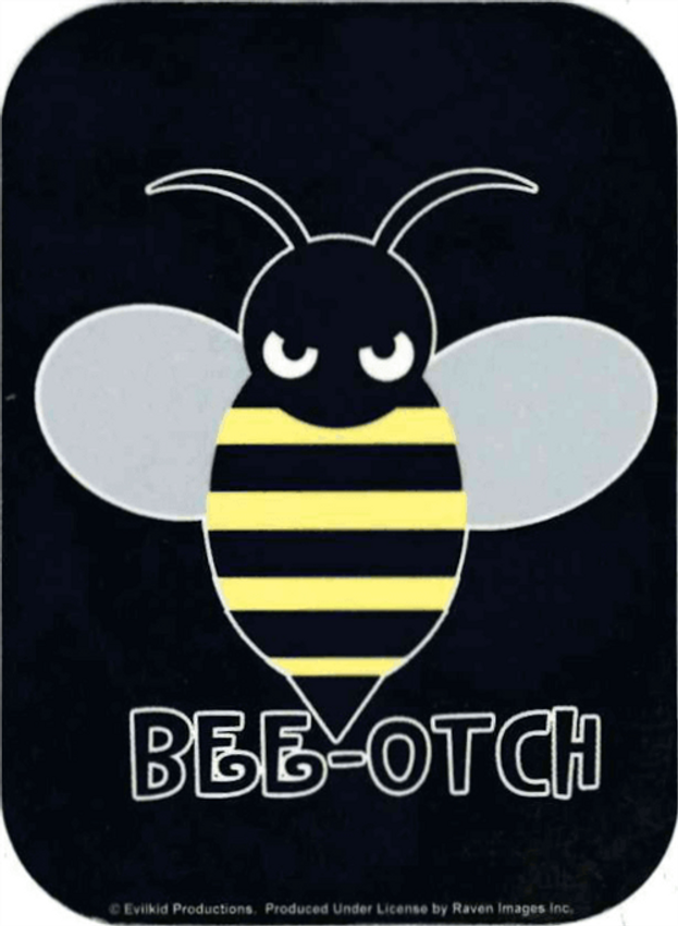 Beeotch - Mini Sticker - 2" X 2 3/4"