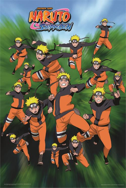 Naruto - Shadow Clones Poster 24in x 36in