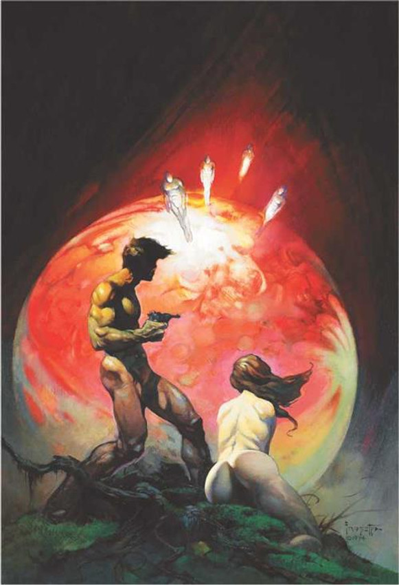 Red Planet By: Frank Frazetta Poster 24in x 36in Image