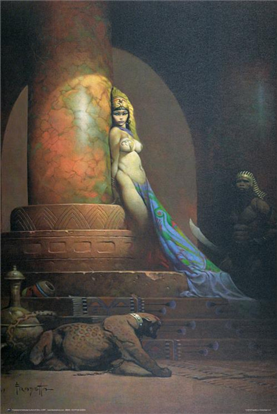 Egyptian Queen By: Frank Frazetta Poster 24in x 36in Image