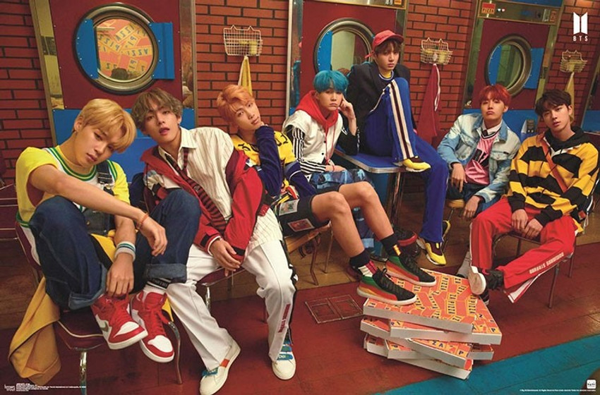 Bangtan Boys ﻿BTS Group Poster