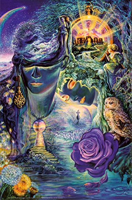 Key To Eternity Poster by Josephine Wall 24 x 36in