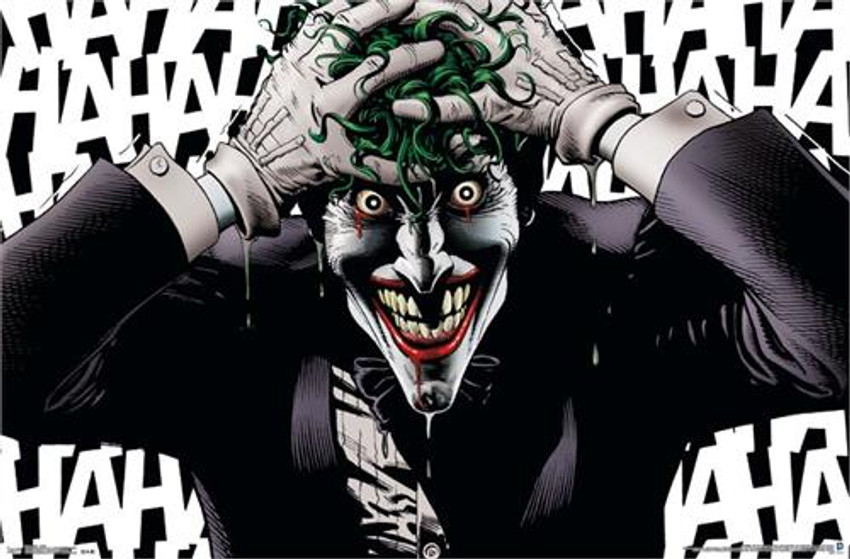 Joker Crazy Poster 22.375" x 34" Image