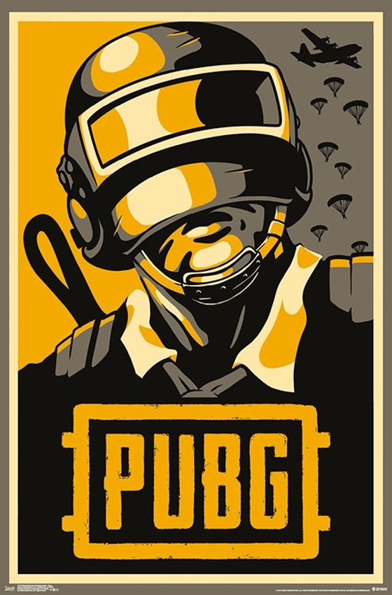 Playerunknown's Battlegrounds (PUBG) Poster - 22.375"' X 34"' Image