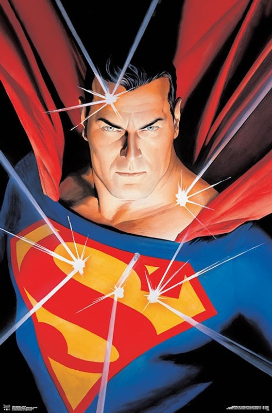 Superman Portrait Poster - 22.375"' x 34"' Image