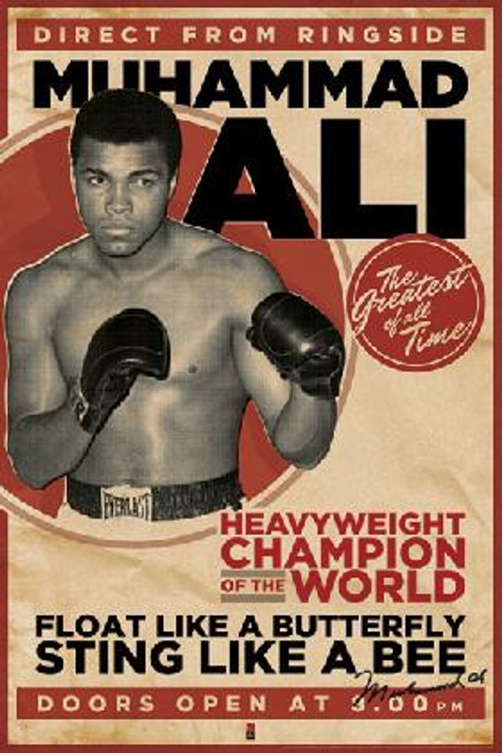 Muhammad Ali Poster 24" x 36" Image