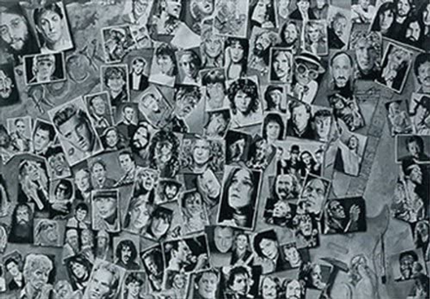 History Of Rock & Roll Collage by Tony Meers Poster 36x24 inches