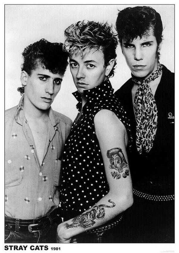 The Stray Cats 1981 Poster 23.5x33 inch