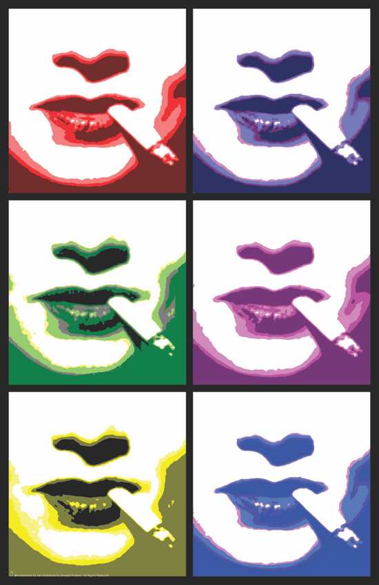 Smoke Joint Popart Mini Poster- 11" x 17"