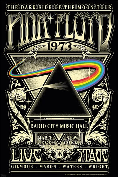 Pink Floyd Radio City Music Hall 1973 Poster - 24
