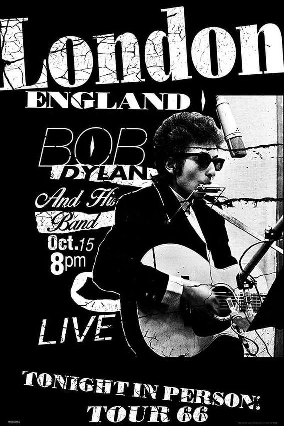 Bob Dylan - London Poster 24" x 36"