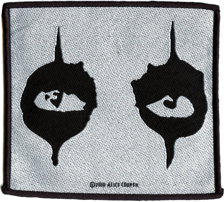 Alice Cooper - The Eyes - 4" x 3.75" Printed Woven Patch