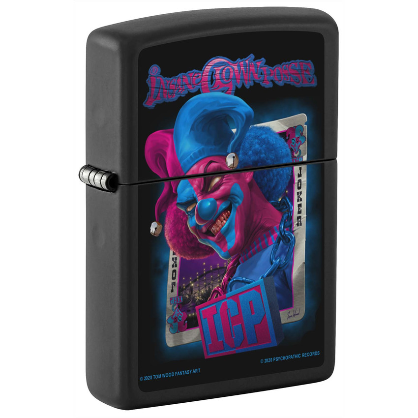 ICP Carnival of Carnage - Black Matte Zippo Lighter ICP Carnival of Carnage - Black Matte Zippo Lighter