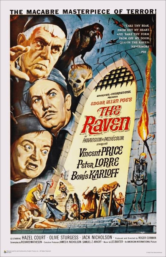 The Raven - Vintage Movie Advertisement Mini Poster 11" x 17"