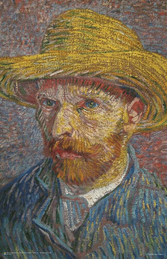 Vincent Van Gogh - Self Portrait Mini Poster 11" x 17"