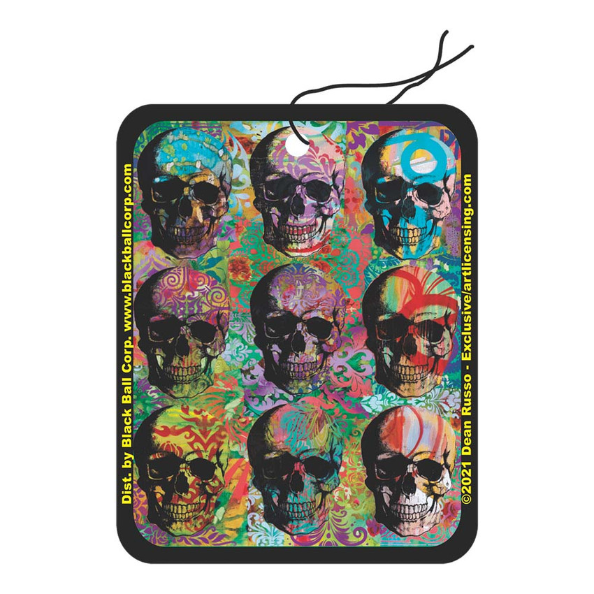 Skulls by Dean Russo Road Rage Air Freshener - Vanilla Scent