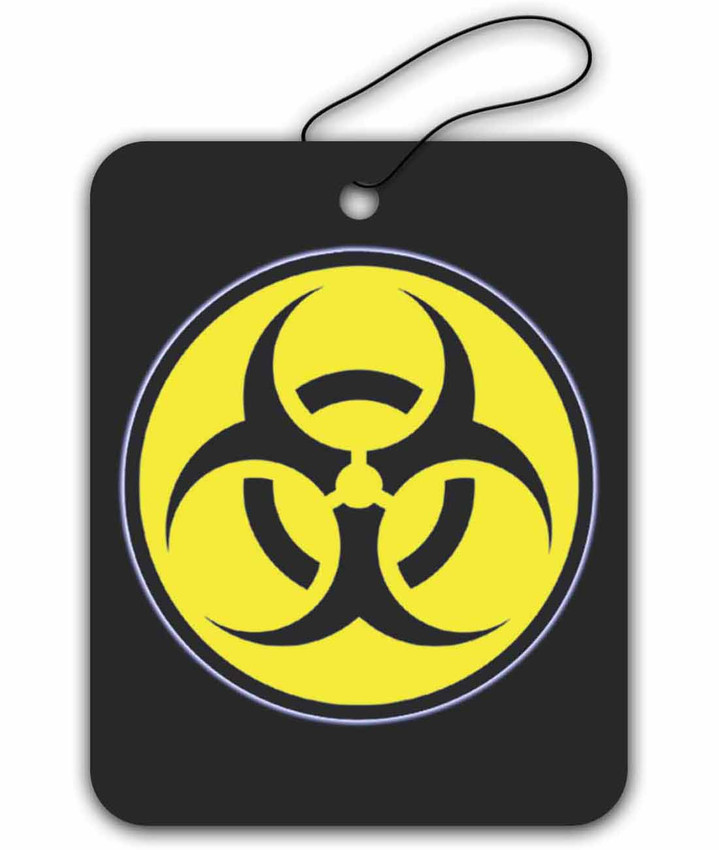 Biohazard Road Rage Auto Air Freshener - Black Magic Fragrance
