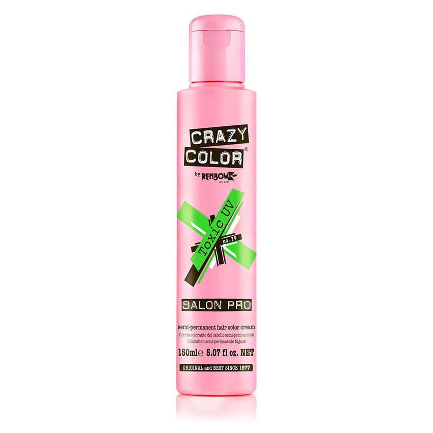 Crazy Color Salon Pro Semi Permanent UV/Blacklight Reactive Hair