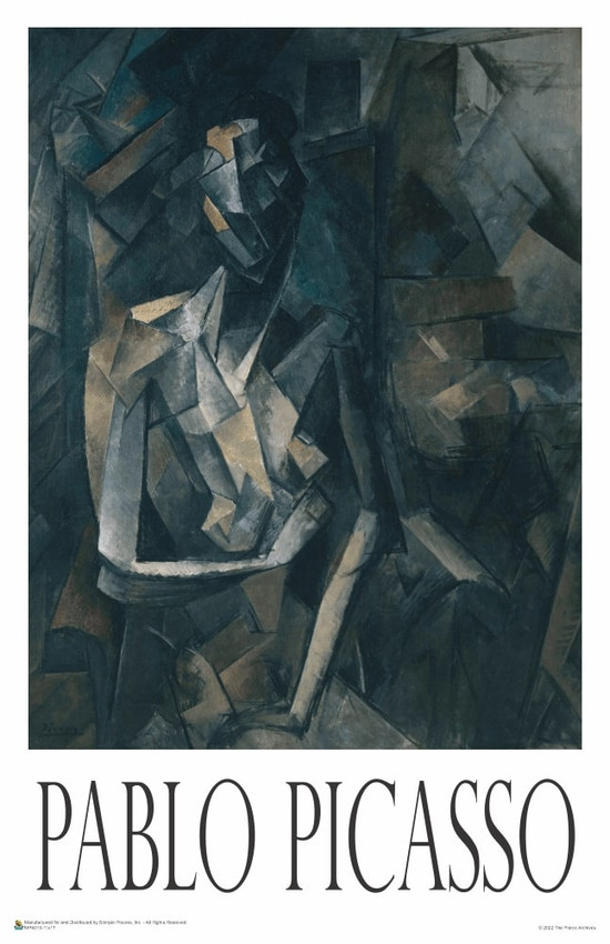 Pablo Picasso - Figure Dans un Fauteuil Poster 11" x 17"