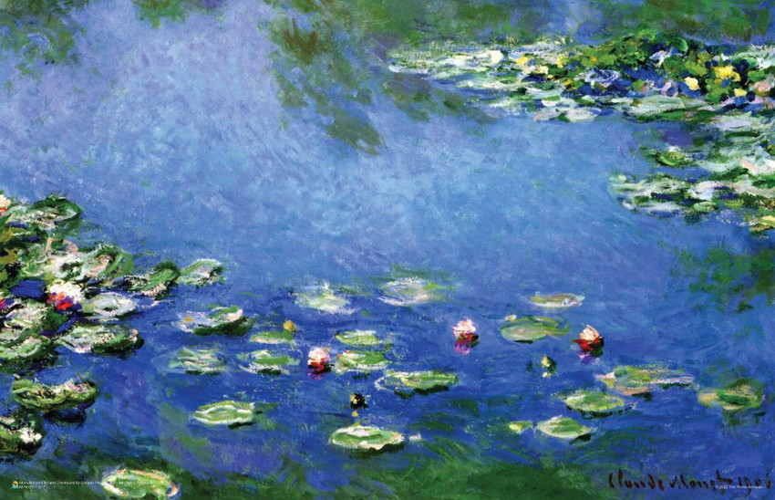 Claude Monet - Water Lilies Poster 17" x 11"