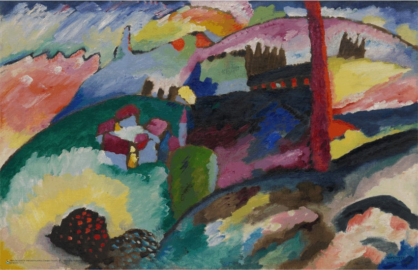 Wassily Kandinsky - Landscape With Factory Poster 17