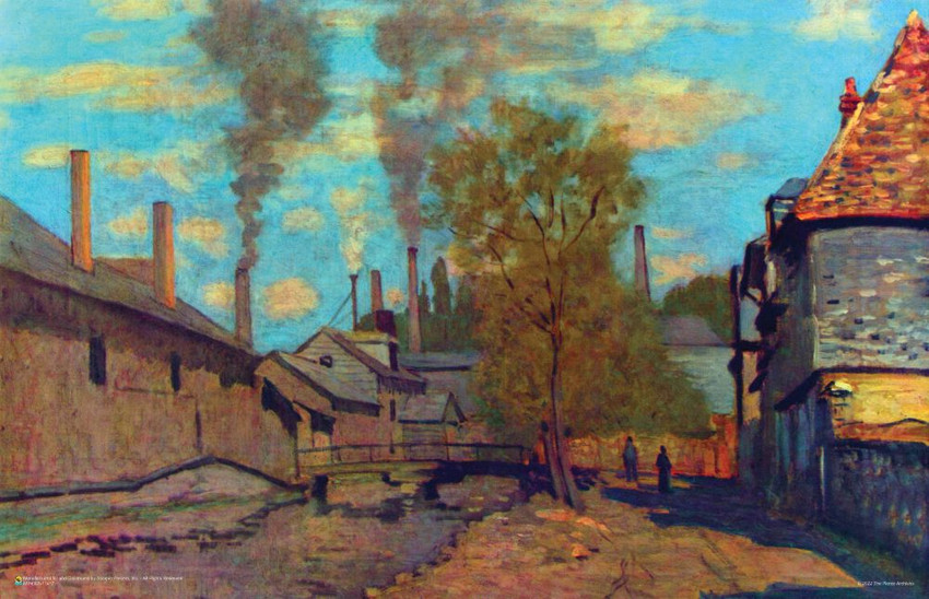 Claude Monet - The Stream of Robec Poster 17" x 11" Claude Monet - The Stream of Robec Poster 17" x 11"