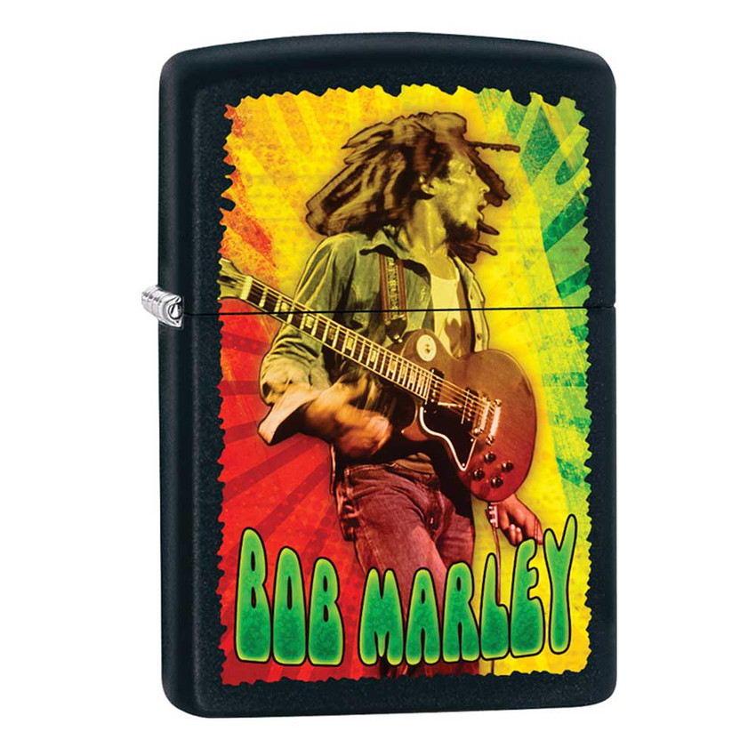Bob Marley - Concert Black Matte Zippo Lighter