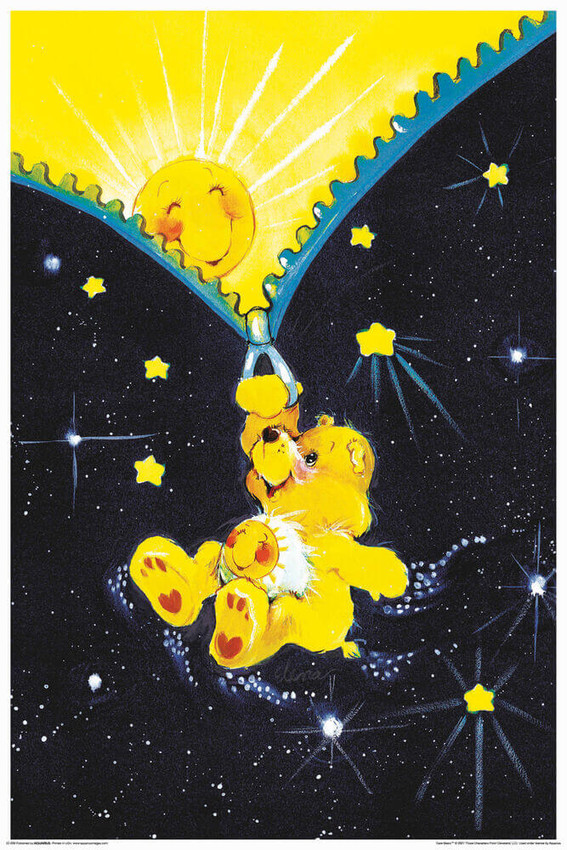 Care Bears Zipper - Non-Flocked Blacklight Poster 24