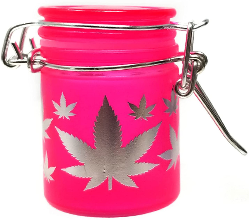 Purple Leaf Galaxy XL Stash Jar - 6 Tall 16oz Capacity - The Blacklight  Zone