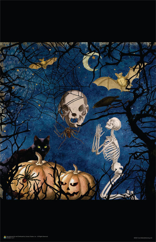 Happy Halloween by Cora Niele Mini Poster 11" x 17"